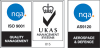 NQA ISO9001 UKAS AS9120 Certificate Logo